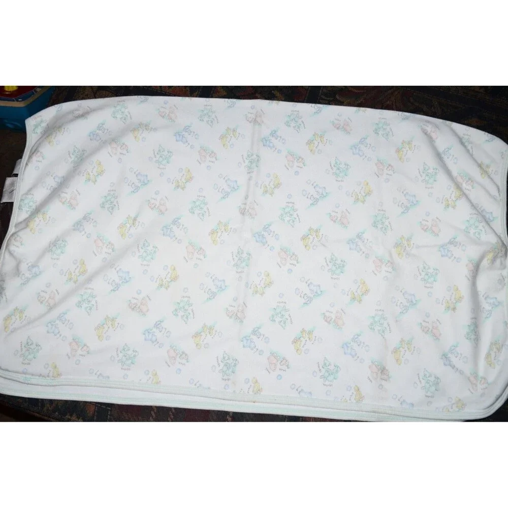 Little Impressions Healthtex Cotton Baby‎ Blanket bunny bear duck lamb animals